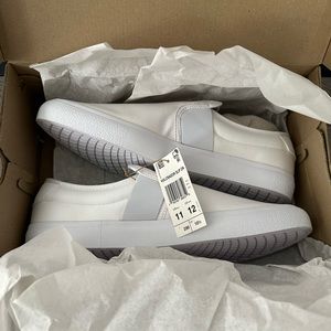 Adidas Vulcraid3R slip on. White. Size 11 Brand new in the box never worn.
